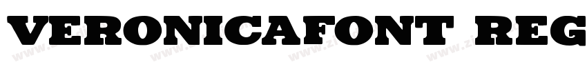 VERONICAfont Regular字体转换